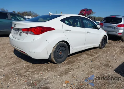 2013 Hyundai Elantra Gls из США, поврежденный, VIN 5NPDH4AE3DH158501